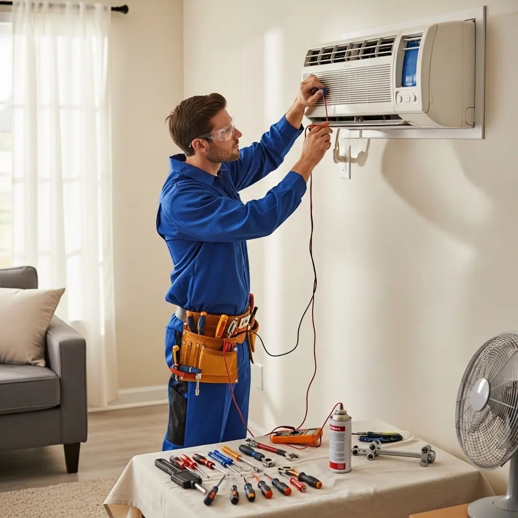 Karşıyaka Bosch Bosch klima gaz dolumu ve bakım – Enerji verimliliği artırıldı. - Teknik servis örneği